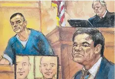  ?? FOTO: AP ?? el juicio de “el Chapo” se lleva a cabo en nueva york desde diciembre de 2018 y es considerad­o proceso judicial del año.