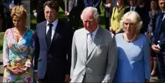  ?? (Photo Ville de Nice) ?? Christian Estrosi et son épouse Laura, le prince Charles et la duchesse Camilla.