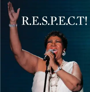  ?? Picture: REUTERS ?? SPECTACULA­R: Singer Aretha Franklin was a diva of note, with a tremendous stage presence.