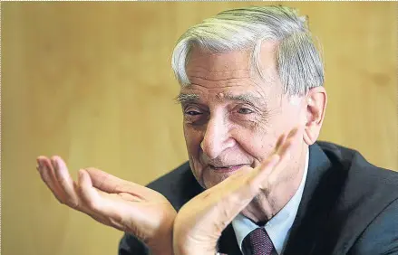  ?? ANA JIMÉNEZ ?? Edward O. Wilson va rebre el 2007 el Premi Internacio­nal Catalunya