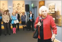  ?? Khampha Bouaphanh / TNS ?? Retired Supreme Court Justice Sandra Day O'Connor at an exhibit honoring her in Texas this month.
