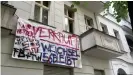  ??  ?? In Berlin tenants had long been protesting gentrifica­tion and rent hikes