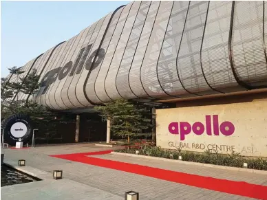  ??  ?? Apollo Tyres newly inagurated Global R&amp;D Centre, Asia in Chennai.