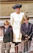  ?? FOTO: DPA ?? Diana mit ihren Kindern Harry (l.) und William 1992.