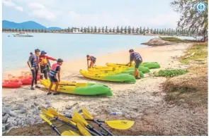  ??  ?? Workshops and training with Outward Bound Malaysia let the children explore nature and the outdoors while building their self esteem.