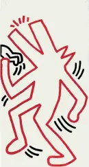  ??  ?? Keith Haring. Untitled. 1985. (© The Keith Haring Foundation, New York)