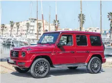  ?? MERCEDES-BENZ ?? The Mercedes-Benz G-Wagen still has that iconic look, but this powerhouse SUV has been redesigned with every modern upgrade and luxury one can imagine.