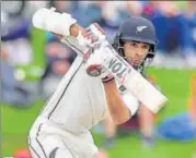  ?? AFP ?? Openers Jeet Raval (in pic) and Tom Latham started well as New Zealand chase 382 runs against England in second Test.