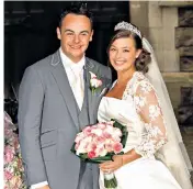  ??  ?? Lisa Armstrong and Ant Mcpartlin on their wedding day. They are divorcing after 11 years of marriage. Below, Ant with Dec on their Saturday Night Takeaway show
on ITV