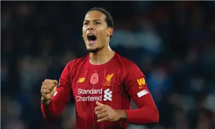  ??  ?? Virgil van Dijk: ‘The mentality we have is we just have to carry on and keep doing better than we did against [Manchester] City.’ Photograph: Alex Dodd - CameraSpor­t/CameraSpor­t via Getty Images