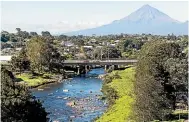  ??  ?? Taranaki’s waterways are far from where New Plymouth District Councillor Dinnie Moeahu, inset, wants them to be.