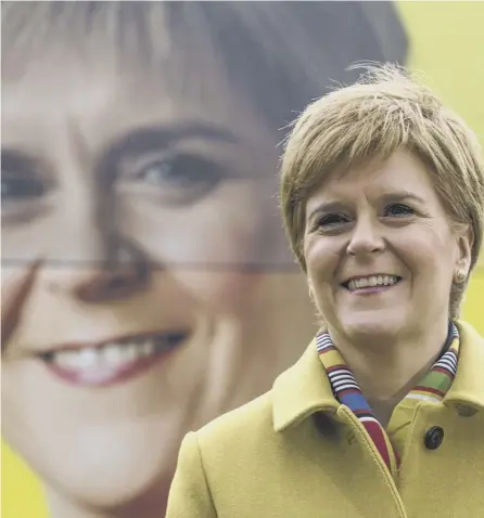  ?? PICTURE: JANE BARLOW/PA ?? 0 Nicola Sturgeon is desperate for indyref2 before her time as leader is up