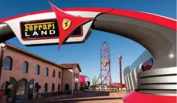  ?? FERRARI LAND ?? Ferrari Land, located within Spain’s PortAventu­ra World theme park, is modelled like a Renaissanc­e Italian town.