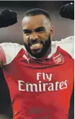  ??  ?? Alexandre Lacazette scored Arsenal’s second goal