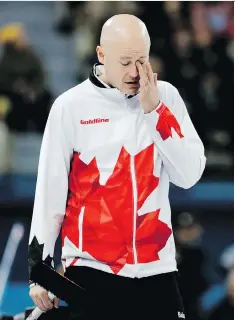  ?? NATACHA PISARENKO/THE ASSOCIATED PRESS ?? Kevin Koe and his team lost in the medal round at the Pyeongchan­g Olympics, finishing fourth. Koe is back with a new team and already proving he’s still one of the best.