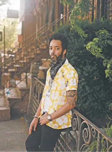  ?? BRAD OGBONNA/THE NEW YORK TIMES ?? Wyatt Cenac, seen June 22 in Brooklyn, notes that few late-night shows with Black men as hosts last for a third season.
