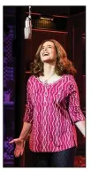  ??  ?? Sarah Bickel plays the title role in Beautiful —The Carol King Musical.