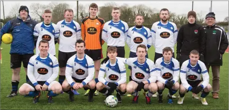  ?? The Inter Kenmare team that played Athletico Ardfert in Division 1A at Mounthawk Park, Tralee on Sunday ??