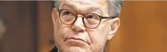  ?? AP ?? Franken apologized for pretending to fondle a sleeping woman.