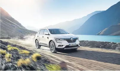  ??  ?? The Koleos is the third and largest vehicle in Renault’s SUV line up.