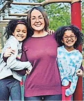  ?? ?? Morgan Johnson, a geologist and mother to twin girls Kennedy and Arianna in Little Rock, Arkansas, was forced to find a new provider in 2018 after Arkansas law ended Medicaid reimbursem­ents to Planned Parenthood.
