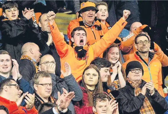  ??  ?? United boss Csaba Laszlo has praised the travelling Arab support which has regularly topped 1,000 despite a poor run of late.