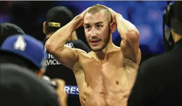  ?? STEVE MARCUS / GETTY IMAGES 2018 ?? Maxim Dadashev, a 28-year-old Russian, died July 23, four days after a light welterweig­ht fight in Maryland. Recent deaths framed conversati­ons at the annual meeting of the Associatio­n of Boxing Commission­s.