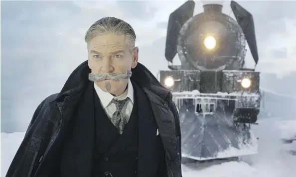  ?? 20TH CENTURY FOX ?? His moustache may be opulent, but actor-director Kenneth Branagh goes beyond caricature in portraying Poirot.