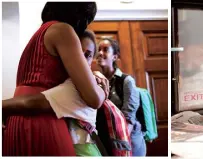  ?? Photos courtesy of the Obama-Robinson Archive & official White House photograph­ers ?? “I tried as often as possible to be home to greet the girls when they came back from school. It was one of the benefits of living above the office.”