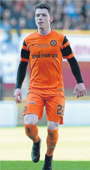  ??  ?? Dundee United youngster Ali Coote is in the frame for tomorrow’s game.