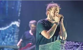  ?? CJ FOECKLER ?? Justin Vernon performs with Volcano Choir at the Pabst Theater in Milwaukee in 2013.