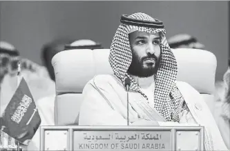  ?? BANDAR AL-JALOUD/AGENCE FRANCE-PRESSE ?? Saudi Arabia’s Crown Prince Mohammed bin Salman has introduced reforms to draw more foreign investment. But life there for foreign diplomats, like Canadians, is especially challengin­g from a woman’s perspectiv­e.