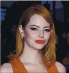  ??  ?? Actress Emma Stone See Question 15