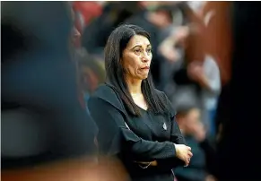  ?? GETTY IMAGES ?? Silver Ferns coach Noeline Taurua was pleased with the improvemen­t in her second match in charge.