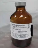  ?? Photograph: AP ?? This photo provided by the US Department of Justice shows a vial of pentobarbi­tal used in the executions of two inmates in July 2020.