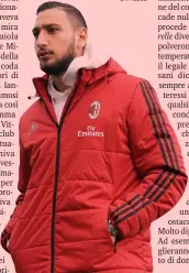  ?? LAPRESSE ?? Gigio Donnarumma, 18 anni Terzo anno al Milan