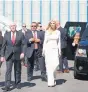  ??  ?? Comitiva de EU.En representa­ción de Donald Trump, el vicepresid­ente de EU, Mike Pence, e Ivanka Trump acudieron a la toma de posesión de AMLO.