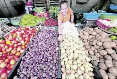  ?? ?? The Department of Agricultur­e’s monitoring showed prices of onions range from P160 to P200 per kilo. The government is looking at white onion importatio­n this year to stabilize prices.