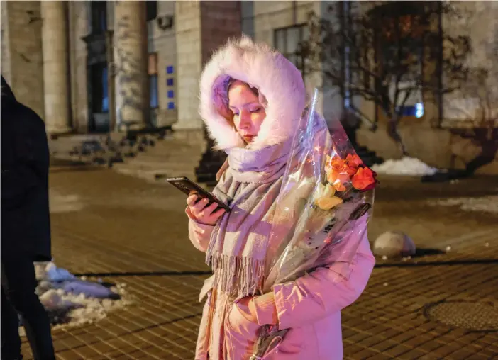  ?? FOTO: BULENT KILIC/AFP/LEHTIKUVA ?? ■ Föreställn­ingarna om en rysk-ukrainsk folklig gemenskap har bland ukrainarna fullständi­gt avdunstat efter Rysslands anfallskri­g mot Ukraina.