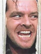  ?? WARNER BROS. ?? Jack Nicholson stars in Stanley Kubrick's "The Shining."