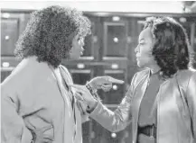  ??  ?? Oprah Winfrey, left, is Mavis McCready and Lynn Whitfield is Lady Mae Greenleaf in the Memphis-based drama.