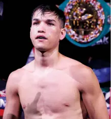  ?? Photo: STEVE MARCUS/GETTY IMAGES ?? FINE FEATHER: It’s only Figueroa’s second fight at the weight, but he looks settled already