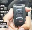  ?? ?? Setiap pembelian unit akan mendapatka­n dua buah remote. Bisa buat menyalakan motor juga loh