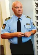  ??  ?? HAR BLODSPOR: Politistas­jonssjef Terje Gundersen håper sporene politiet har sikret etter Nav-bråket kan gi DNA-treff.