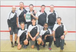  ??  ?? The victorious­Ha¯ wera Men’s Squash Team.