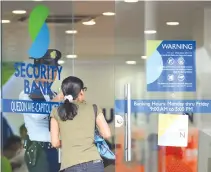  ??  ?? SECURITY BANK Corp. said it is poised to hit its targets for 2016.