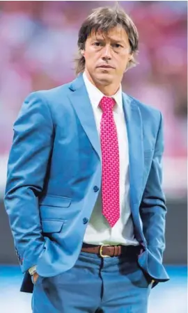  ?? MEXSPORT ?? Matías Almeyda, de 44 años, fue entrenador de las Chivas de Guadalajar­a en México. Dice que le gustaría dirigir a Costa Rica.