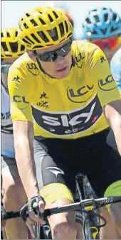  ?? FOTO: GETTY ?? Chris Froome defiende su maillot amarillo