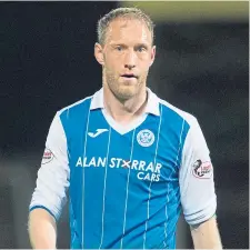  ??  ?? Long-serving St Johnstone defender Steven Anderson.