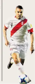  ??  ?? CAS appeal: Wada is trying to extend Paolo Guerrero’s current six-month drug ban